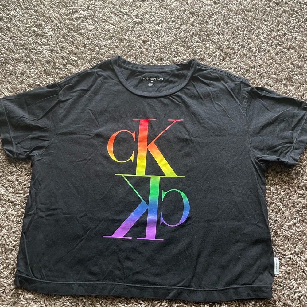 Calvin Klein cropped shirt worn only once